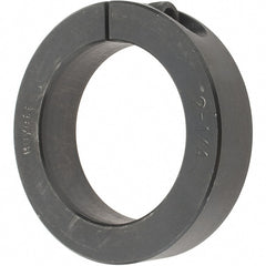 Value Collection - 2-1/4" Bore, Steel, One Piece Clamp Collar - 3-1/4" Outside Diam, 3/4" Wide - Exact Tooling