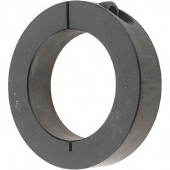Value Collection - 2-1/8" Bore, Steel, One Piece One Piece Split Shaft Collar - 3-1/4" Outside Diam, 3/4" Wide - Exact Tooling