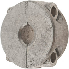 Value Collection - 3/16" Bore, Stainless Steel, Two Piece Shaft Collar - 11/16" Outside Diam, 5/16" Wide - Exact Tooling