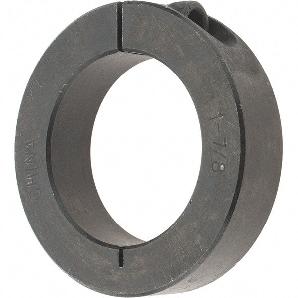 Value Collection - 1-7/8" Bore, Steel, One Piece One Piece Split Shaft Collar - 2-7/8" Outside Diam, 11/16" Wide - Exact Tooling