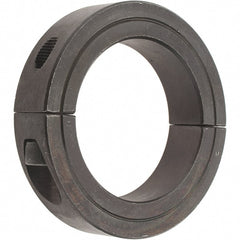 Value Collection - 2-5/16" Bore, Steel, Two Piece Two Piece Split Shaft Collar - 3-1/2" Outside Diam, 3/4" Wide - Exact Tooling