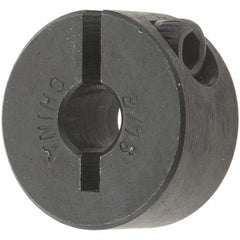 Value Collection - 3/16" Bore, Steel, One Piece Clamp Collar - 11/16" Outside Diam, 5/16" Wide - Exact Tooling