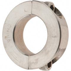 Value Collection - 1" Bore, Stainless Steel, Two Piece Shaft Collar - 1-3/4" Outside Diam, 1/2" Wide - Exact Tooling