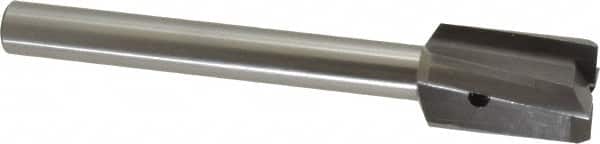 Made in USA - 15/16" Diam, 1/2" Shank, Diam, 4 Flutes, Straight Shank, Interchangeable Pilot Counterbore - Exact Tooling