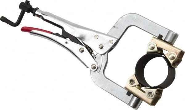 Strong Hand Tools - 11" OAL Standard Jaw Locking Welding Pliers - 1" Jaw Width, 3-1/2" Jaw Depth, 1-1/2 to 2-1/2" Jaw Opening, Standard Handle - Exact Tooling