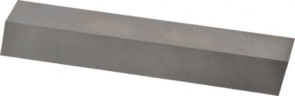 Cleveland - M2 High Speed Steel Square Tool Bit Blank - 7/8" Wide x 7/8" High x 6" OAL, 2 Beveled Ends, 10° Bevel Angle, Ground - Exact Tooling