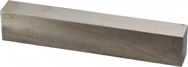 Cleveland - M42 Cobalt Rectangular Tool Bit Blank - 1/2" Wide x 3/4" High x 4" OAL, 2 Beveled Ends, 10° Bevel Angle, Ground - Exact Tooling
