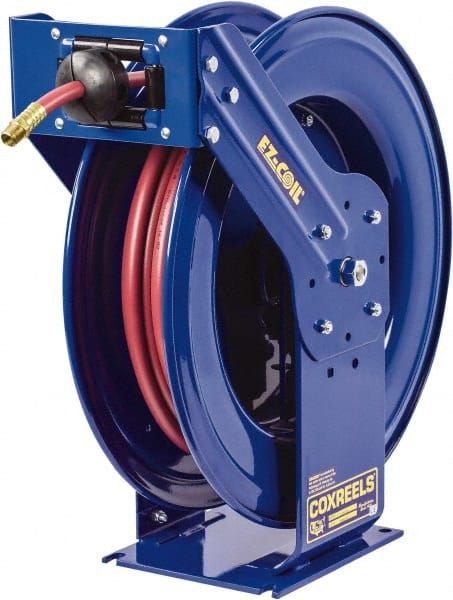 CoxReels - 75' Spring Retractable Hose Reel - 4,000 psi, Hose Included - Exact Tooling