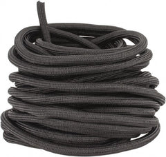Techflex - Black Braided Cable Sleeve - 75' Coil Length, -103 to 257°F - Exact Tooling