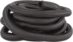 Techflex - Black Braided Cable Sleeve - 25' Coil Length, -103 to 257°F - Exact Tooling