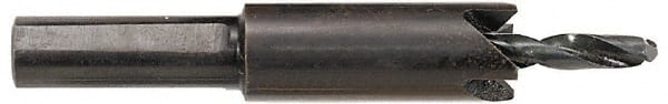Michigan Drill - 1-1/8" Diam, Hole Saw - High Speed Steel Saw, Toothed Edge - Exact Tooling