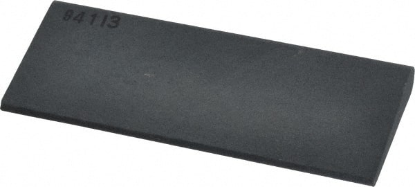 Made in USA - 4-1/2" Long x 1-3/4" Diam x 3/8" Thick, Silicon Carbide Sharpening Stone - Round, Fine Grade - Exact Tooling