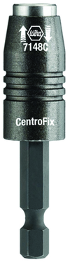 1/4" Bit Holder for Drills - CentroFix Quick Release Countersinks and Power Bits - Exact Tooling