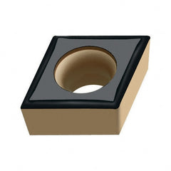 Walter - CCGT32.51 PF5 Grade WSM30 Carbide Turning Insert - TiAlN/Al2O3/ZrCN Finish, 80° Diamond, 3/8" Inscr Circle, 5/32" Thick, 1/64" Corner Radius - Exact Tooling