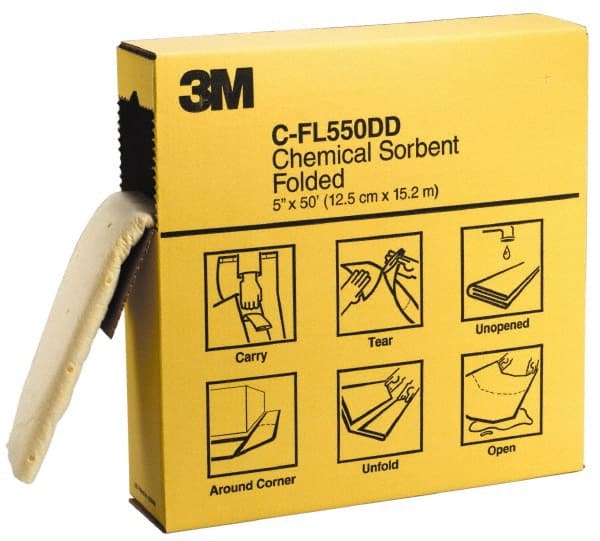 3M - Pads, Rolls & Mats Type: Roll Application: Chemical/Hazmat - Exact Tooling