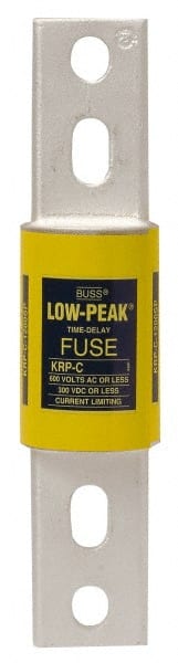 Cooper Bussmann - 300 VDC, 600 VAC, 800 Amp, Time Delay General Purpose Fuse - Fuse Holder Mount, 8-5/8" OAL, 100 at DC, 300 at AC (RMS) kA Rating, 2-25/64" Diam - Exact Tooling