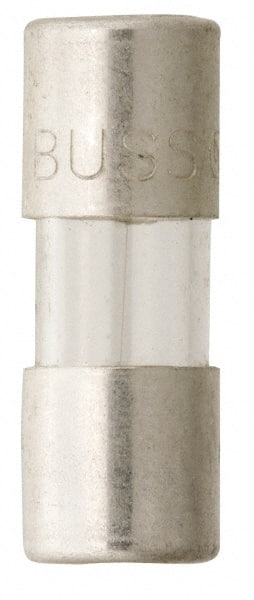 Cooper Bussmann - 250 VAC, 32 VDC, 0.5 Amp, Fast-Acting Miniature Glass Fuse - 15mm OAL, 10 at 125 V kA Rating, 5mm Diam - Exact Tooling