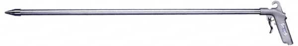 Guardair - 150 Max psi Whisper Jet Pistol Grip Blow Gun - 1/4 NPT, 6" Tube Length, Aluminum - Exact Tooling