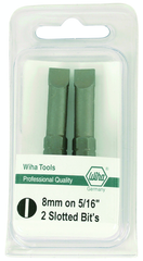 5/16 HEX 12.0 2PK SLOTTED INS BIT - Exact Tooling