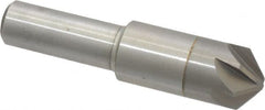 M.A. Ford - 1/2" Head Diam, 3/8" Shank Diam, 6 Flute 100° Solid Carbide Countersink - Exact Tooling
