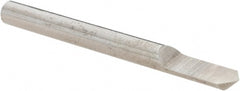 Value Collection - 1/8" Shank Diam, 1-1/2" OAL, 1/8" Cut Diam, Engraving Cutter - 0.058" LOC, Uncoated - Exact Tooling