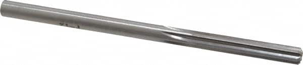 Made in USA - #4 High Speed Steel 6 Flute Chucking Reamer - Exact Tooling