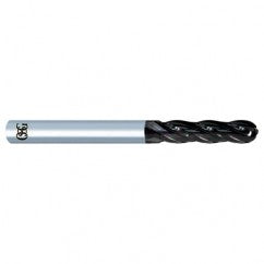 1/4" Dia. - 2-1/2" OAL - Diamond CBD - Ball End SE EM - 4 FL - Exact Tooling
