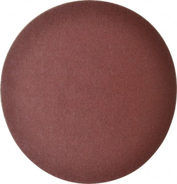 Merit Abrasives - 3" Diam, 240 Grit Aluminum Oxide Adhesive PSA Disc - Very Fine Grade, Black, Cloth Backing, Flexible - Exact Tooling