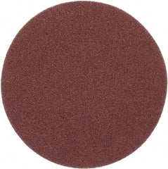 Merit Abrasives - 6" Diam, 40 Grit Aluminum Oxide Adhesive PSA Disc - Very Coarse, Black, Cloth Backing, Flexible - Exact Tooling