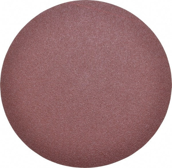 Merit Abrasives - 6" Diam, 120 Grit Aluminum Oxide Adhesive PSA Disc - Medium Grade, Black, Cloth Backing, Flexible - Exact Tooling