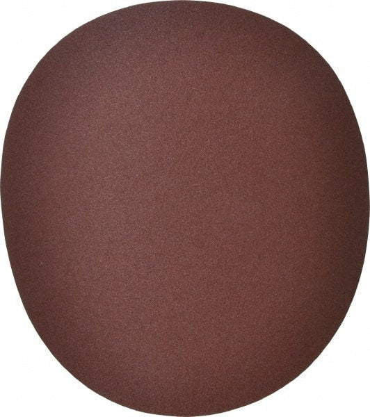 Merit Abrasives - 9" Diam, 80 Grit Aluminum Oxide Adhesive PSA Disc - Coarse Grade, Black, Cloth Backing, Flexible - Exact Tooling