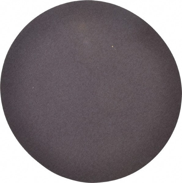 Merit Abrasives - 12" Diam, 50 Grit Aluminum Oxide Adhesive PSA Disc - Coarse Grade, Black, Cloth Backing, Flexible, Use with Stationary Disc Sanders - Exact Tooling