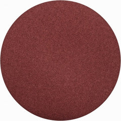 Merit Abrasives - 15" Diam, 50 Grit Aluminum Oxide Adhesive PSA Disc - Coarse Grade, Black, Cloth Backing, Flexible, Use with Stationary Disc Sanders - Exact Tooling