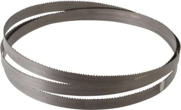 Starrett - 10 to 14 TPI, 5' 5" Long x 1/2" Wide x 0.025" Thick, Welded Band Saw Blade - Bi-Metal, Toothed Edge, Raker Tooth Set, Contour Cutting - Exact Tooling