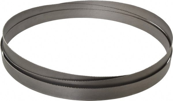 Starrett - 10 to 14 TPI, 11' 5" Long x 1" Wide x 0.035" Thick, Welded Band Saw Blade - Bi-Metal, Toothed Edge, Raker Tooth Set, Contour Cutting - Exact Tooling