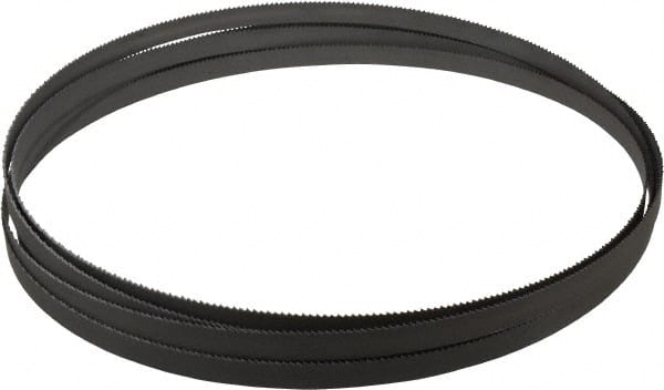 Starrett - 10 TPI, 14' 9" Long x 1/2" Wide x 0.035" Thick, Welded Band Saw Blade - Bi-Metal, Toothed Edge, Raker Tooth Set, Contour Cutting - Exact Tooling