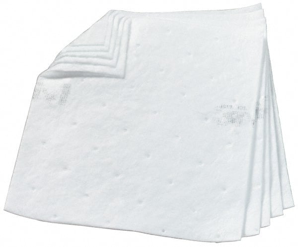 3M - 37.5 Gal Capacity per Package, Oil Only Pad - 19" Long x 17" Wide, Polypropylene/Polyester - Exact Tooling