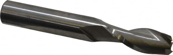 Onsrud - 1/2" Cutting Diam x 1-1/4" Length of Cut, 2 Flute, Upcut Spiral Router Bit - Uncoated, Right Hand Cut, Solid Carbide, 3-1/2" OAL x 1/2" Shank Diam, Double Edge, 30° Helix Angle - Exact Tooling