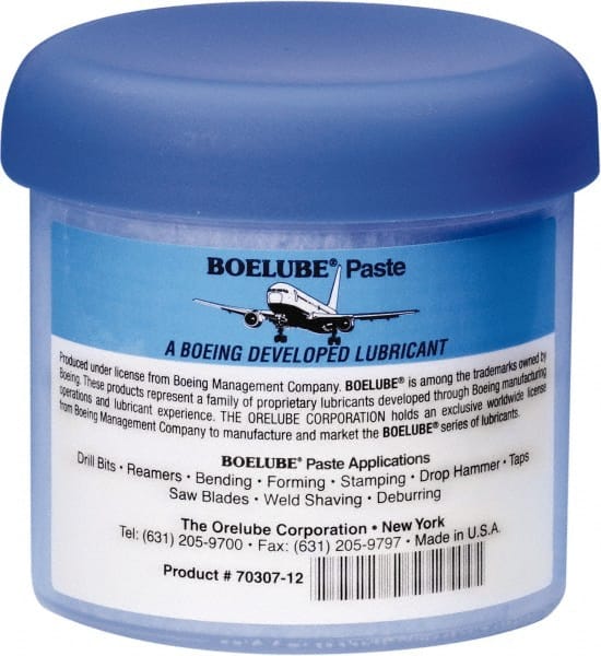 Boelube - BoeLube, 4 oz Jar Cutting Fluid - Paste, For Bending, Forming, Near Dry Machining (NDM) - Exact Tooling