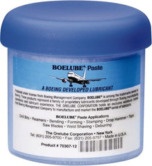 Boelube - BoeLube, 4 oz Jar Cutting Fluid - Paste, For Bending, Forming, Near Dry Machining (NDM) - Exact Tooling