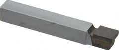 Made in USA - 5/16 x 5/16" Shank, Square Nose Single Point Tool Bit - C-5, Grade C2 - Exact Tooling