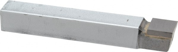 Made in USA - 1/2 x 1/2" Shank, Square Nose Single Point Tool Bit - C-8, Grade C2 - Exact Tooling