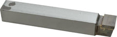 Made in USA - 1 x 1" Shank, Square Nose Single Point Tool Bit - C-16, Grade C2 - Exact Tooling