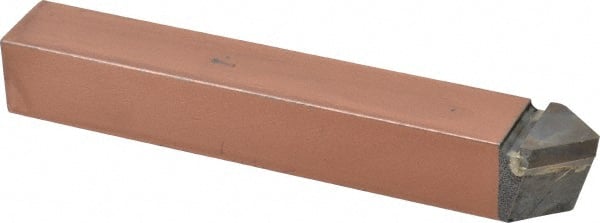 Made in USA - 1 x 1" Shank, Pointed Nose Single Point Tool Bit - D-16, Grade C5 - Exact Tooling