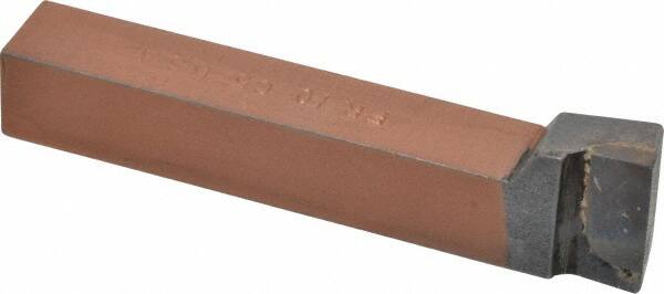 Made in USA - 5/8 x 5/8" Shank, Offset End Cutting Single Point Tool Bit - FR-10, Grade C5 - Exact Tooling