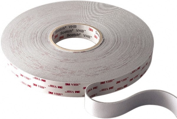 3M - 1" x 36 Yd Acrylic Adhesive Double Sided Tape - Exact Tooling