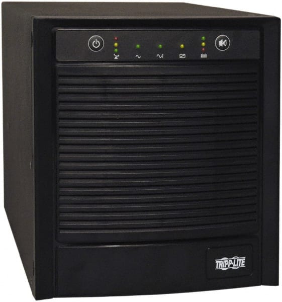 Tripp-Lite - 20 Amp, 2,200 VA, Tower Mount Line Interactive Backup Uninterruptible Power Supply - Backup 5 min with Full Load & 12 min with Half Load, 120 VAC Input & Output, 1,600 Watt Output, 1 Phases, 8 Outlets - Exact Tooling