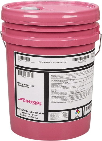 Cimcool - 5 Gal Pail Cutting & Grinding Fluid - Semisynthetic - Exact Tooling