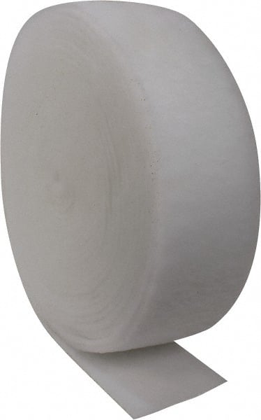 Made in USA - 135' Long x 12" Wide x 1/2" Thick Polyester Media Air Filter Media Roll - MERV 4, 78% Arrestance Efficiency, 500 FPM Max Air Flow, 0.08" wpg Init Resist, 1" wpg Final Resist, 30% Particle Capture Efficiency, Use with Continental - Exact Tooling