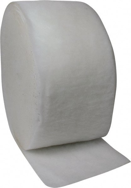 Made in USA - 135' Long x 20" Wide x 1/2" Thick Polyester Media Air Filter Media Roll - MERV 4, 78% Arrestance Efficiency, 500 FPM Max Air Flow, 0.08" wpg Init Resist, 1" wpg Final Resist, 30% Particle Capture Efficiency, Use with Continental - Exact Tooling